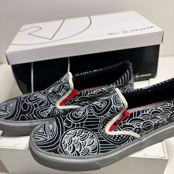 STPL x Airwalk Slip On Vintage 2009 Classic Shoe SKATE Wearable Art Jeff Staple main image 8